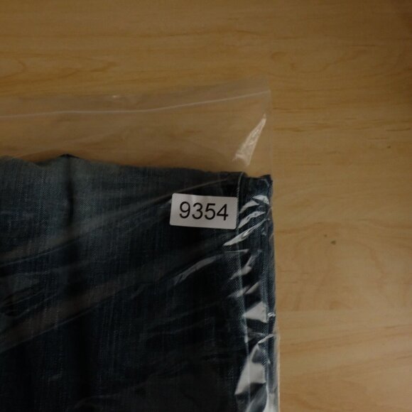 Rock Revival Jeans Mens 33X32 Blue Layne Relaxed Straight Stone Wash Distressed - Picture 14 of 14